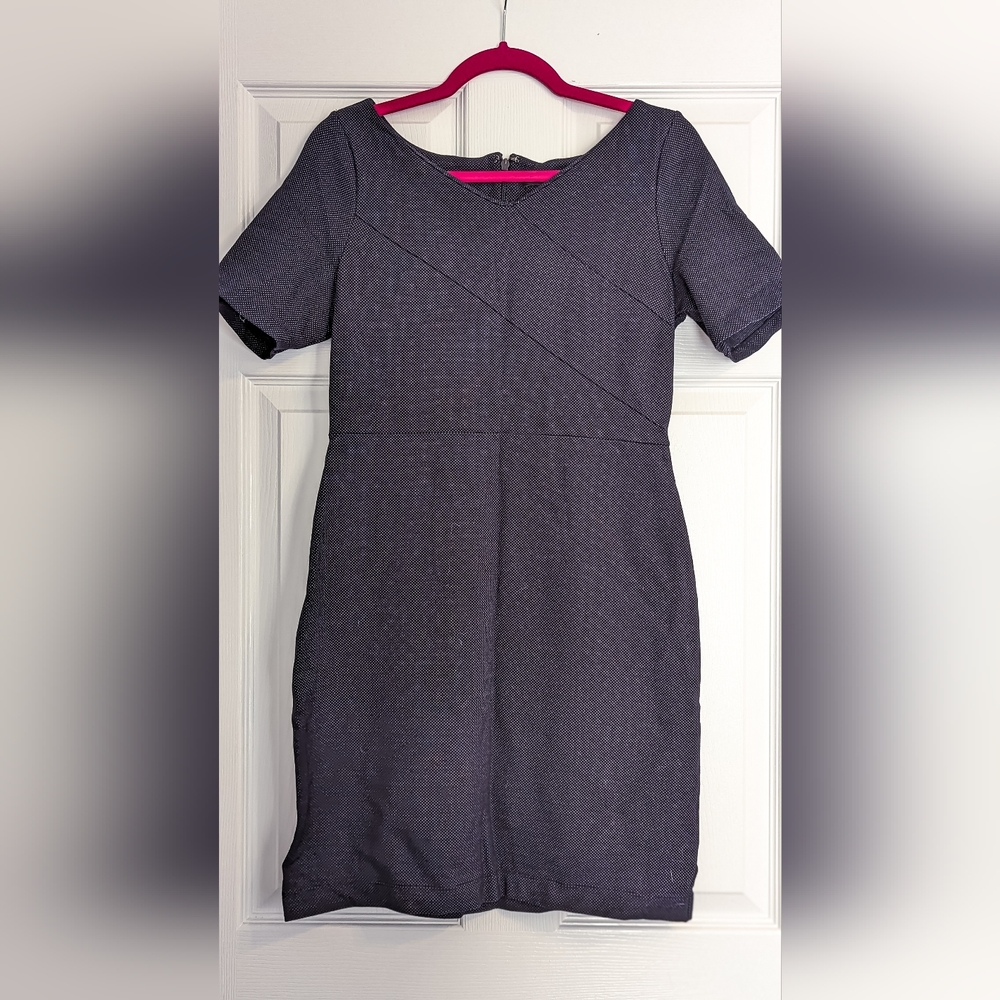 Banana Republic Navy Dots Dress